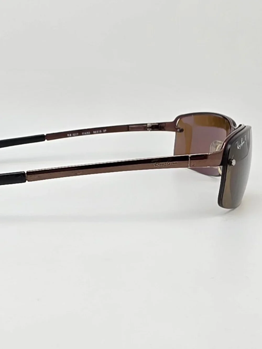 Ray-Ban RB3217 014/83 Brown Frame Polarized Brown Lens Sunglasses Italy 58mm